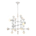 Alora Canada - 18 Light Chandelier - Cadence - Antique White- Union Lighting Luminaires Decor