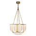 Alora Canada - LED Chandelier - Anders - Vintage Brass- Union Lighting Luminaires Decor