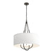 Hubbardton Forge - Four Light Pendant - Loop - Oil Rubbed Bronze- Union Lighting Luminaires Decor