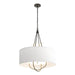Hubbardton Forge - Four Light Pendant - Loop - Oil Rubbed Bronze- Union Lighting Luminaires Decor
