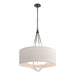 Hubbardton Forge - Four Light Pendant - Loop - Oil Rubbed Bronze- Union Lighting Luminaires Decor