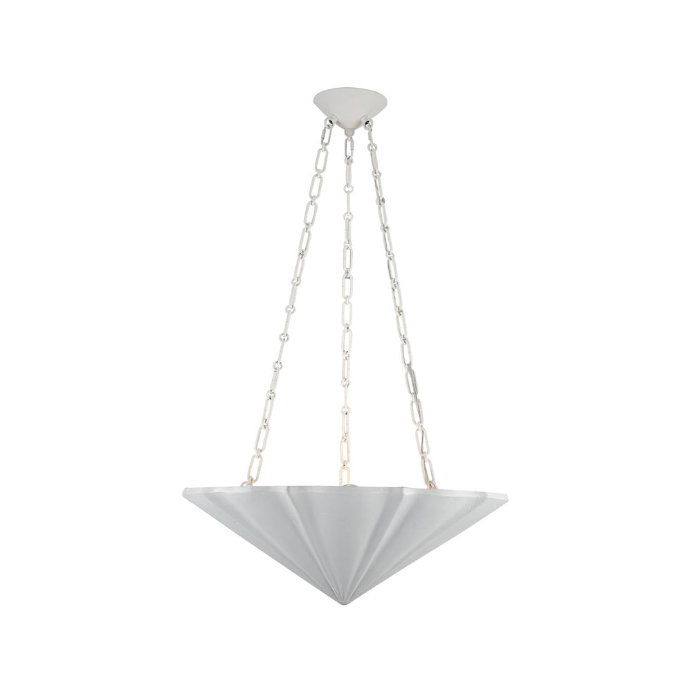 Alora Canada - Three Light Chandelier - Martine - Antique White- Union Lighting Luminaires Decor