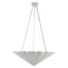 Alora Canada - Four Light Chandelier - Martine - Antique White- Union Lighting Luminaires Decor