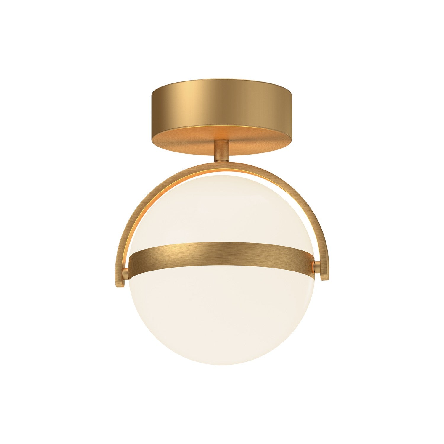 Alora Canada - LED Flush Mount - Globo - Brushed Gold- Union Lighting Luminaires Decor
