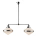 Alora Canada - Two Light Linear Pendant - Willard - Polished Nickel/Opal Matte Glass- Union Lighting Luminaires Decor