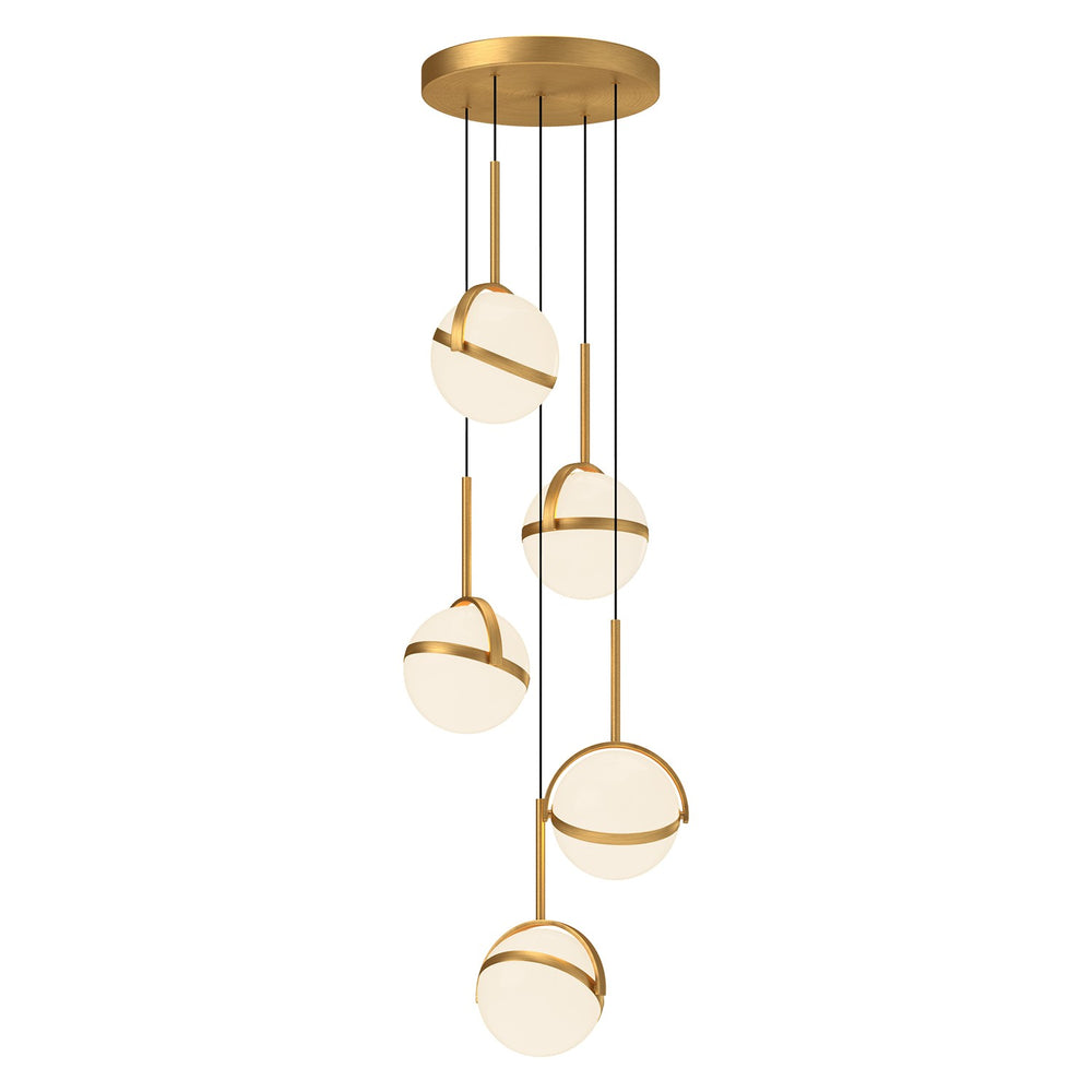 Alora Canada - LED Pendant - Globo - Brushed Gold- Union Lighting Luminaires Decor