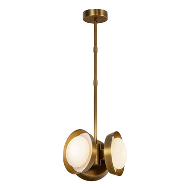Alora Canada - LED Pendant - Alonso - Vintage Brass- Union Lighting Luminaires Decor
