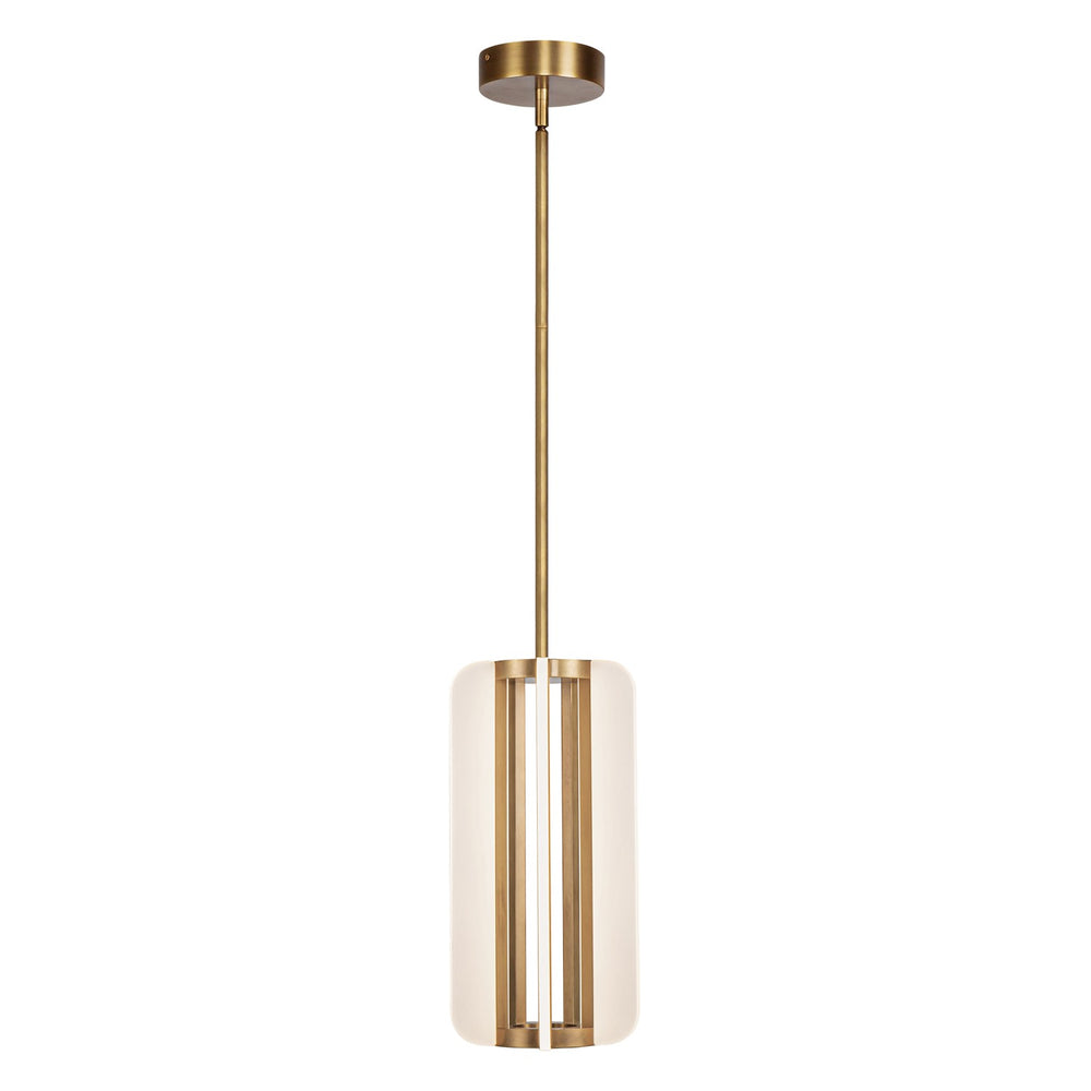 Alora Canada - LED Pendant - Anders - Vintage Brass- Union Lighting Luminaires Decor