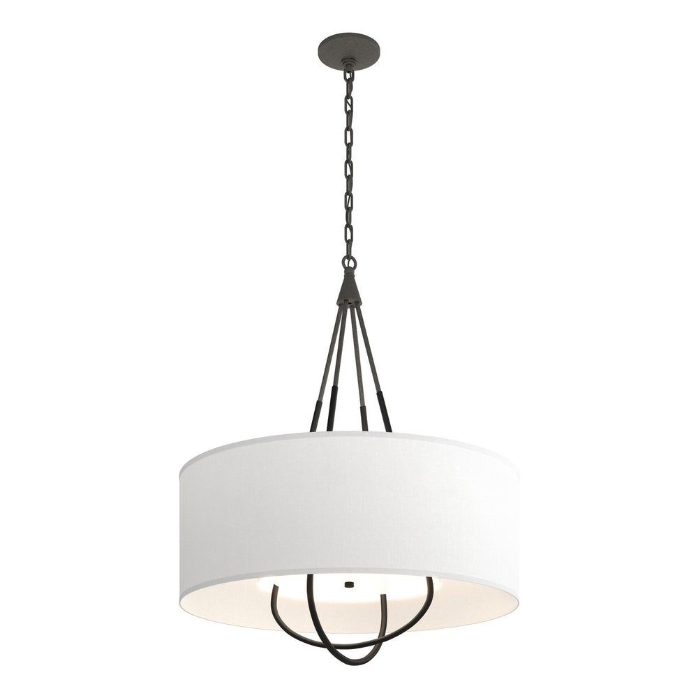 Hubbardton Forge - Four Light Pendant - Loop - Natural Iron- Union Lighting Luminaires Decor