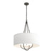 Hubbardton Forge - Four Light Pendant - Loop - Natural Iron- Union Lighting Luminaires Decor