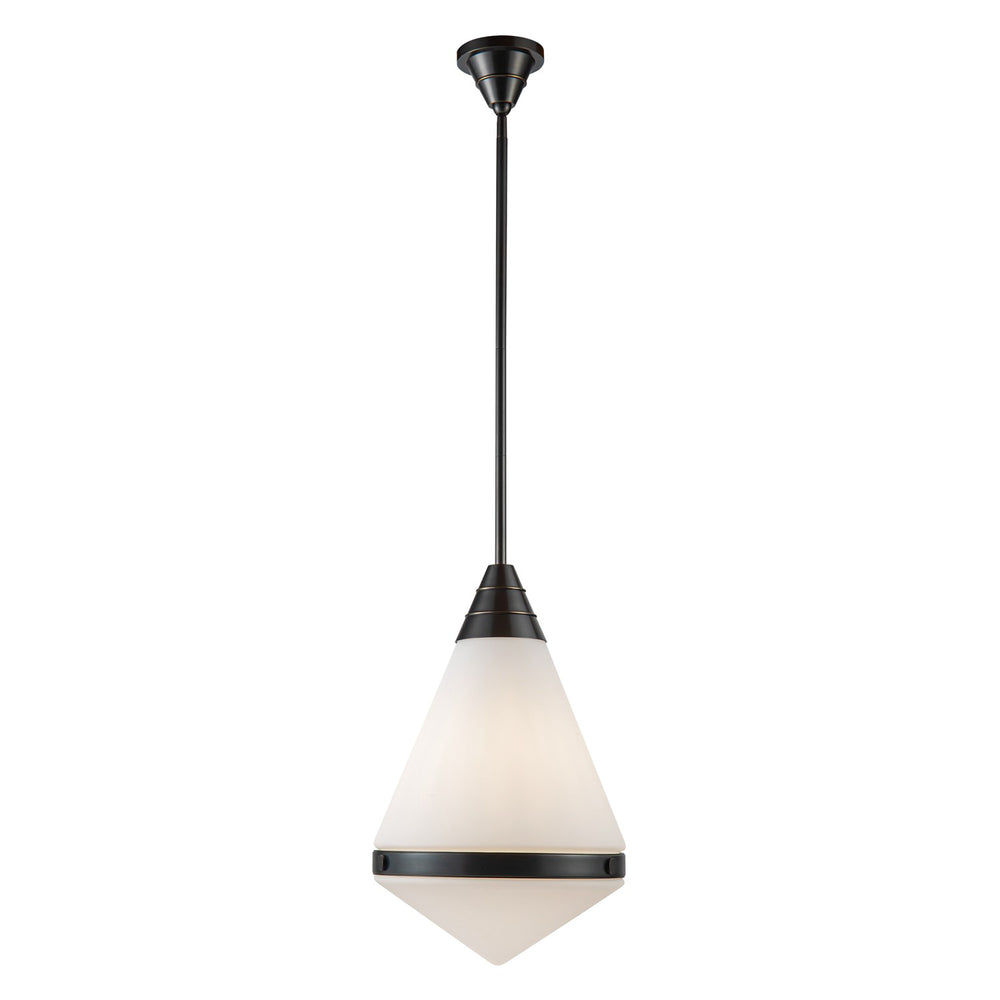 Alora Canada - One Light Pendant - Willard - Urban Bronze/Opal Matte Glass- Union Lighting Luminaires Decor