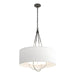 Hubbardton Forge - Four Light Pendant - Loop - Natural Iron- Union Lighting Luminaires Decor