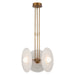Alora Canada - LED Pendant - Harbour - Vintage Brass/Glossy Opal- Union Lighting Luminaires Decor