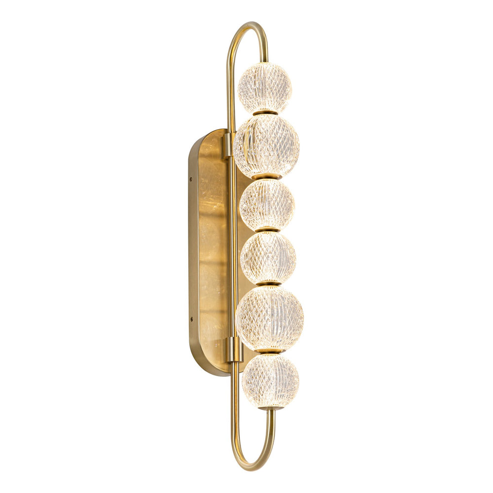 Alora Canada - LED Vanity - Marni - Natural Brass- Union Lighting Luminaires Decor