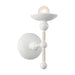 Alora Canada - One Light Wall Sconce - Nadine - Matte White/Cotton- Union Lighting Luminaires Decor