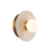 Alora Canada - LED Vanity - Dahlia - Vintage Brass/Alabaster- Union Lighting Luminaires Decor