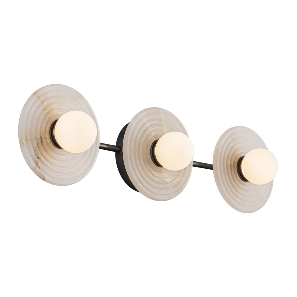 Alora Canada - LED Vanity - Dahlia - Urban Bronze/Alabaster- Union Lighting Luminaires Decor