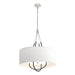 Hubbardton Forge - Four Light Pendant - Loop - Vintage Platinum- Union Lighting Luminaires Decor