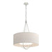 Hubbardton Forge - Four Light Pendant - Loop - Vintage Platinum- Union Lighting Luminaires Decor