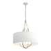 Hubbardton Forge - Four Light Pendant - Loop - Vintage Platinum- Union Lighting Luminaires Decor