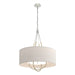 Hubbardton Forge - Four Light Pendant - Loop - Vintage Platinum- Union Lighting Luminaires Decor