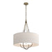 Hubbardton Forge - Four Light Pendant - Loop - Soft Gold- Union Lighting Luminaires Decor