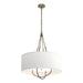 Hubbardton Forge - Four Light Pendant - Loop - Soft Gold- Union Lighting Luminaires Decor