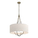 Hubbardton Forge - Four Light Pendant - Loop - Soft Gold- Union Lighting Luminaires Decor