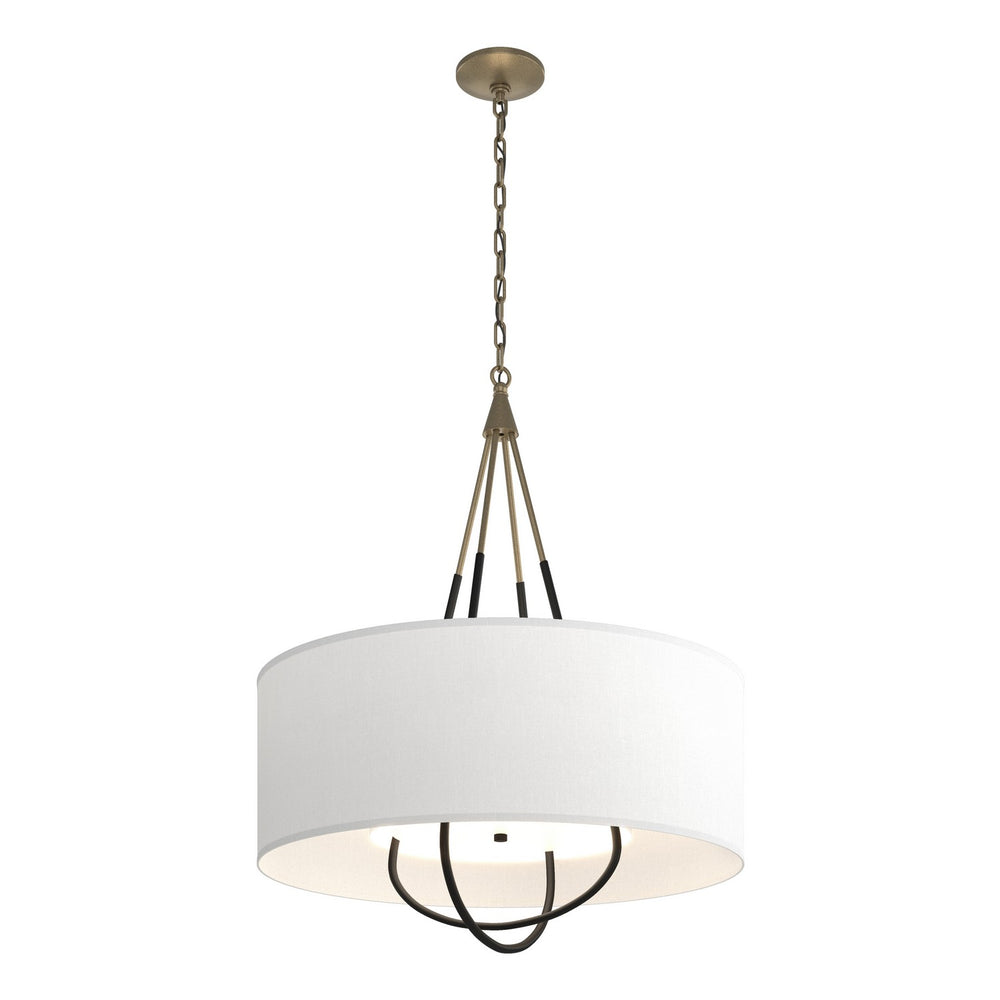 Hubbardton Forge - Four Light Pendant - Loop - Soft Gold- Union Lighting Luminaires Decor