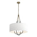 Hubbardton Forge - Four Light Pendant - Loop - Soft Gold- Union Lighting Luminaires Decor