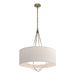 Hubbardton Forge - Four Light Pendant - Loop - Soft Gold- Union Lighting Luminaires Decor