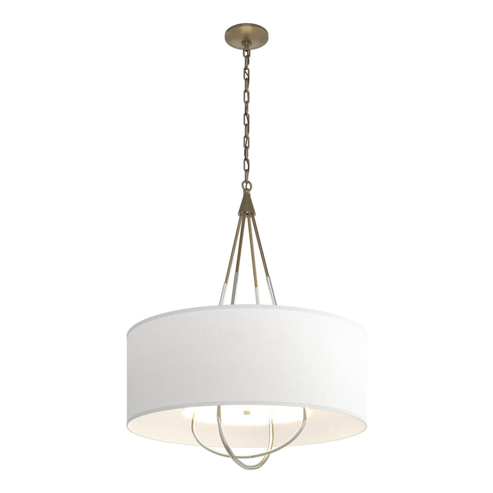 Hubbardton Forge - Four Light Pendant - Loop - Soft Gold- Union Lighting Luminaires Decor