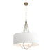 Hubbardton Forge - Four Light Pendant - Loop - Soft Gold- Union Lighting Luminaires Decor