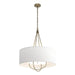 Hubbardton Forge - Four Light Pendant - Loop - Soft Gold- Union Lighting Luminaires Decor
