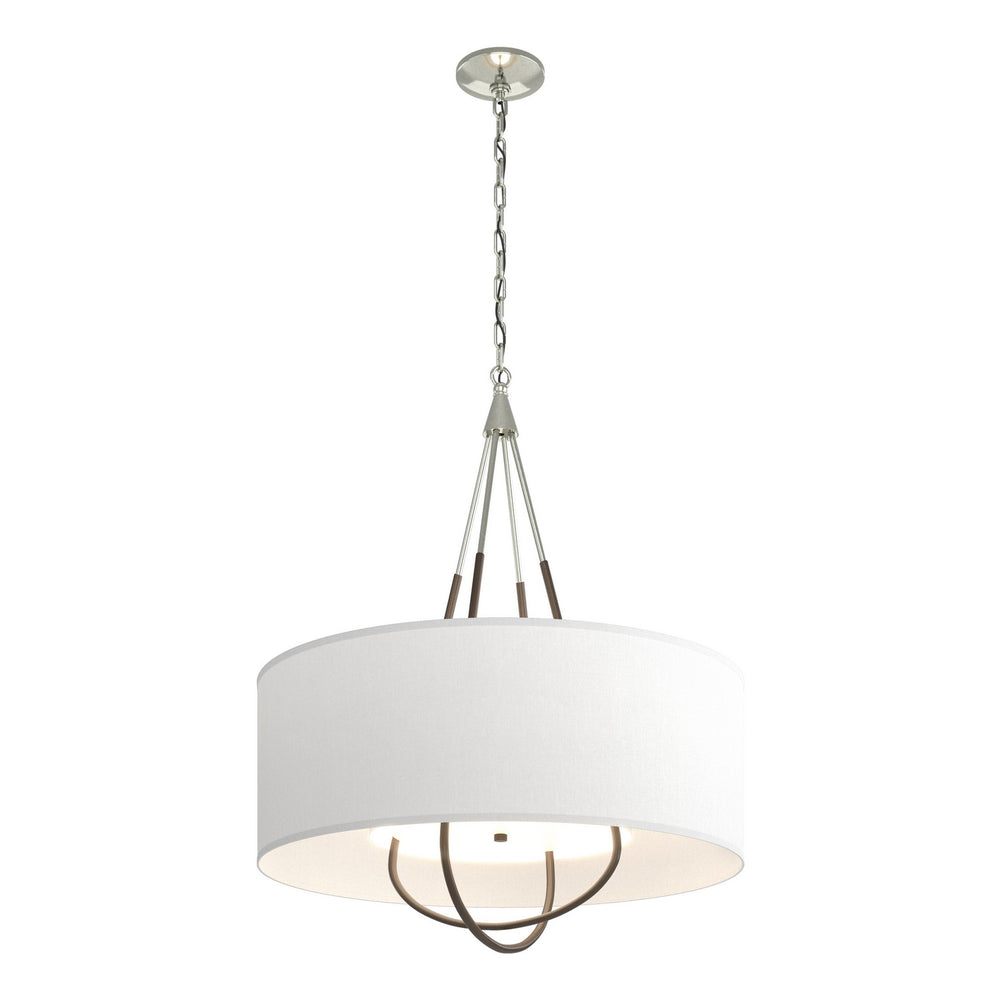 Hubbardton Forge - Four Light Pendant - Loop - Sterling- Union Lighting Luminaires Decor