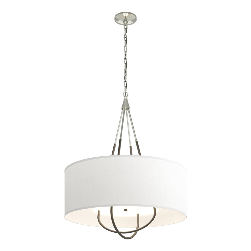 Hubbardton Forge - Four Light Pendant - Loop - Sterling- Union Lighting Luminaires Decor
