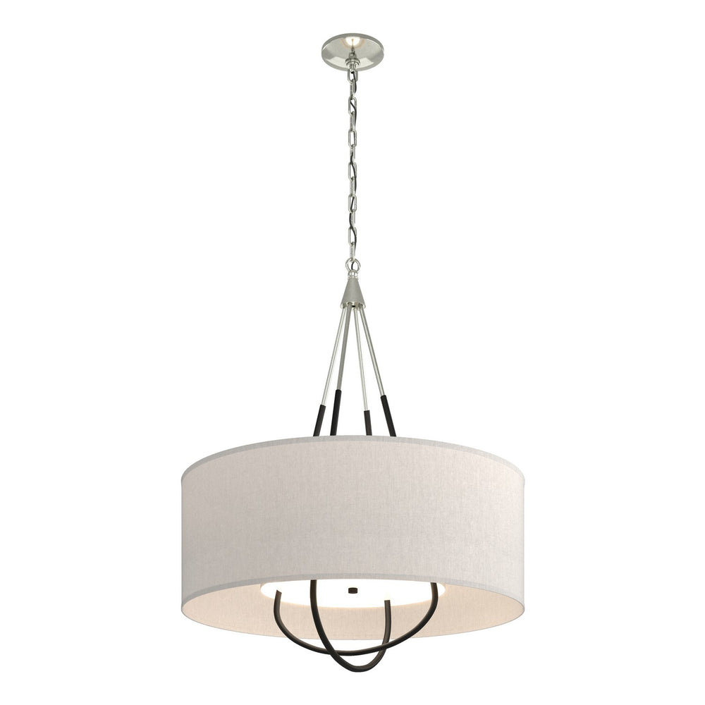 Hubbardton Forge - Four Light Pendant - Loop - Sterling- Union Lighting Luminaires Decor