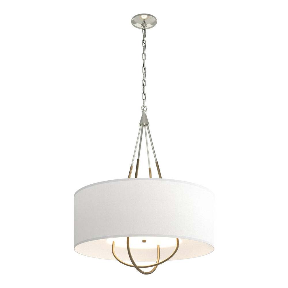 Hubbardton Forge - Four Light Pendant - Loop - Sterling- Union Lighting Luminaires Decor