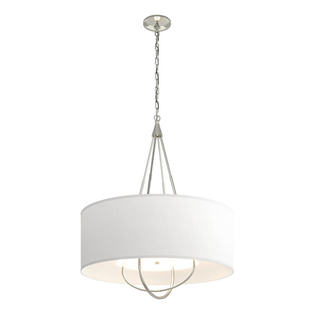 Hubbardton Forge - Four Light Pendant - Loop - Sterling- Union Lighting Luminaires Decor