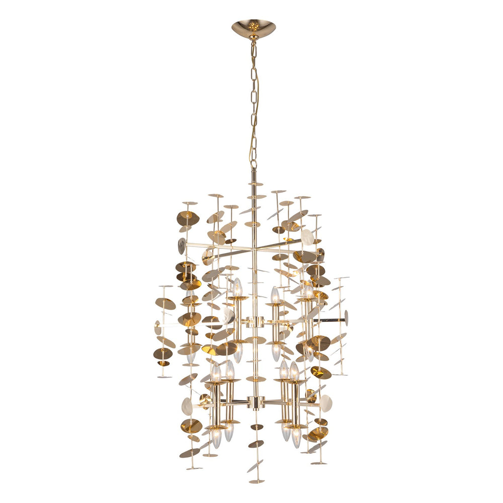 Alora Canada - 16 Light Chandelier - Yukari - Polished Brass- Union Lighting Luminaires Decor