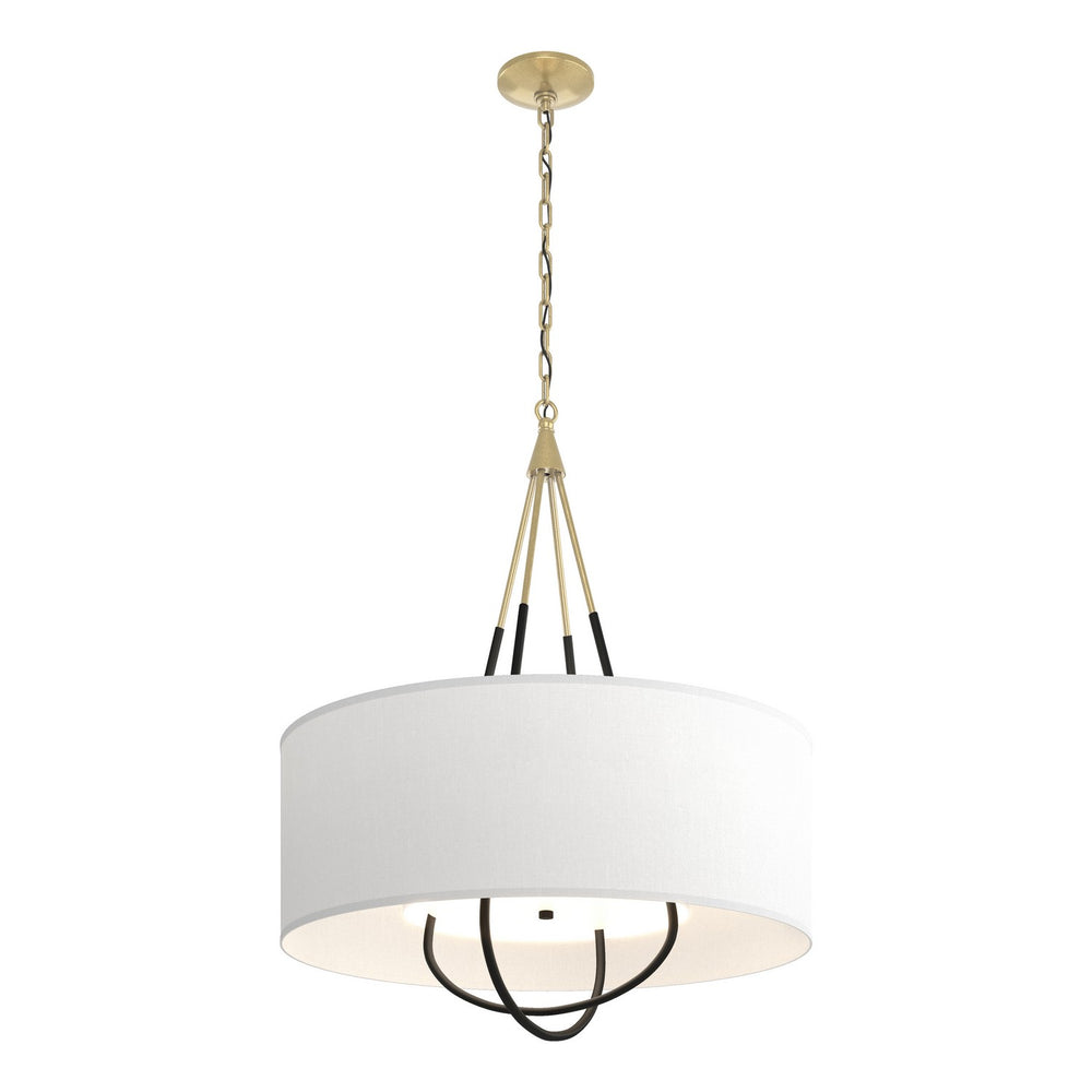 Hubbardton Forge - Four Light Pendant - Loop - Modern Brass- Union Lighting Luminaires Decor