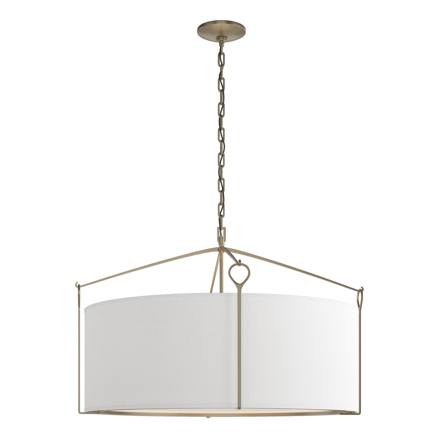 Hubbardton Forge - Four Light Pendant - Bow - Soft Gold- Union Lighting Luminaires Decor