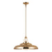 Alora Canada - One Light Pendant - Palmetto - Polished Brass/Glossy Opal Glass- Union Lighting Luminaires Decor
