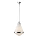 Alora Canada - One Light Pendant - Willard - Polished Nickel/Matte Opal Glass- Union Lighting Luminaires Decor