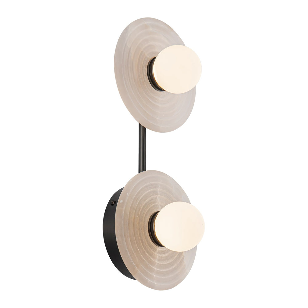 Alora Canada - LED Vanity - Dahlia - Urban Bronze/Alabaster- Union Lighting Luminaires Decor