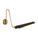 Alora Canada - LED Vanity - Osorio - Matte Black/Vintage Brass- Union Lighting Luminaires Decor