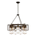 Hubbardton Forge - Nine Light Chandelier - Apothecary - Bronze- Union Lighting Luminaires Decor