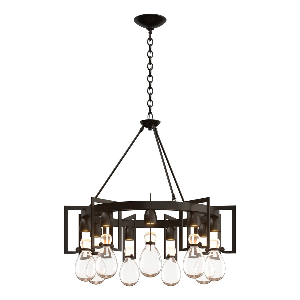 Hubbardton Forge - Nine Light Chandelier - Apothecary - Oil Rubbed Bronze- Union Lighting Luminaires Decor