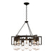 Hubbardton Forge - Nine Light Chandelier - Apothecary - Oil Rubbed Bronze- Union Lighting Luminaires Decor