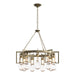 Hubbardton Forge - Nine Light Chandelier - Apothecary - Soft Gold- Union Lighting Luminaires Decor